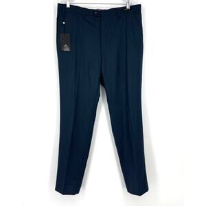 Ted Baker London Debonair Plain Suit Trousers Teal Blue Men's 38L NWT